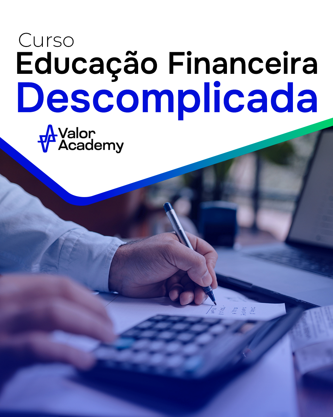 Capa do Curso Educação Financeira Descomplicada